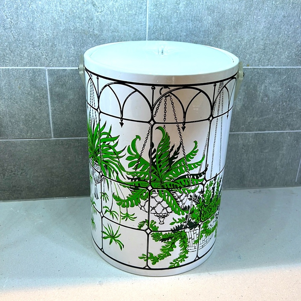 Mid Century Modern Hanging Plants Georges Briard USA Extra Large Ice Bucket